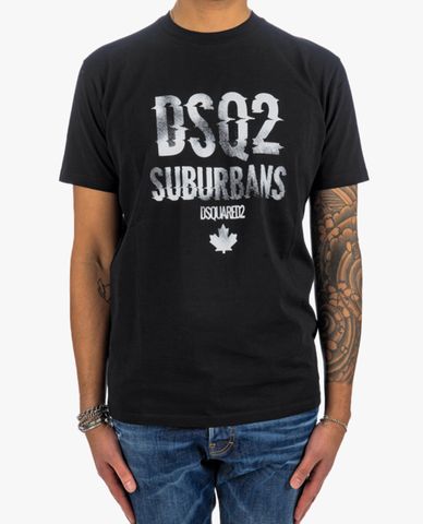  DSQUARED2 - Áo thun nam cổ tròn tay ngắn DSQ2 Cool Fit 