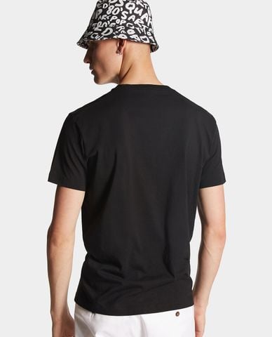  DSQUARED2 - Áo thun nam tay ngắn phối kim loại tinh tế 