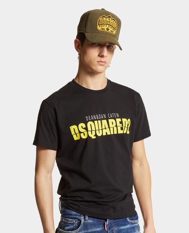  DSQUARED2 - Áo thun nam cổ tròn tay ngắn Horror Cool Fit 