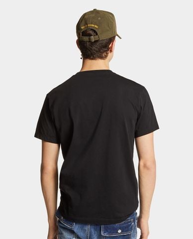  DSQUARED2 - Áo thun nam cổ tròn tay ngắn Horror Cool Fit 