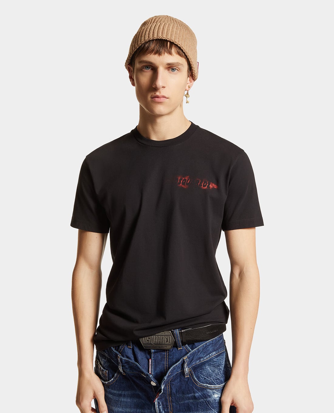 DSQUARED2 - Áo thun nam cổ tròn tay ngắn Pond House