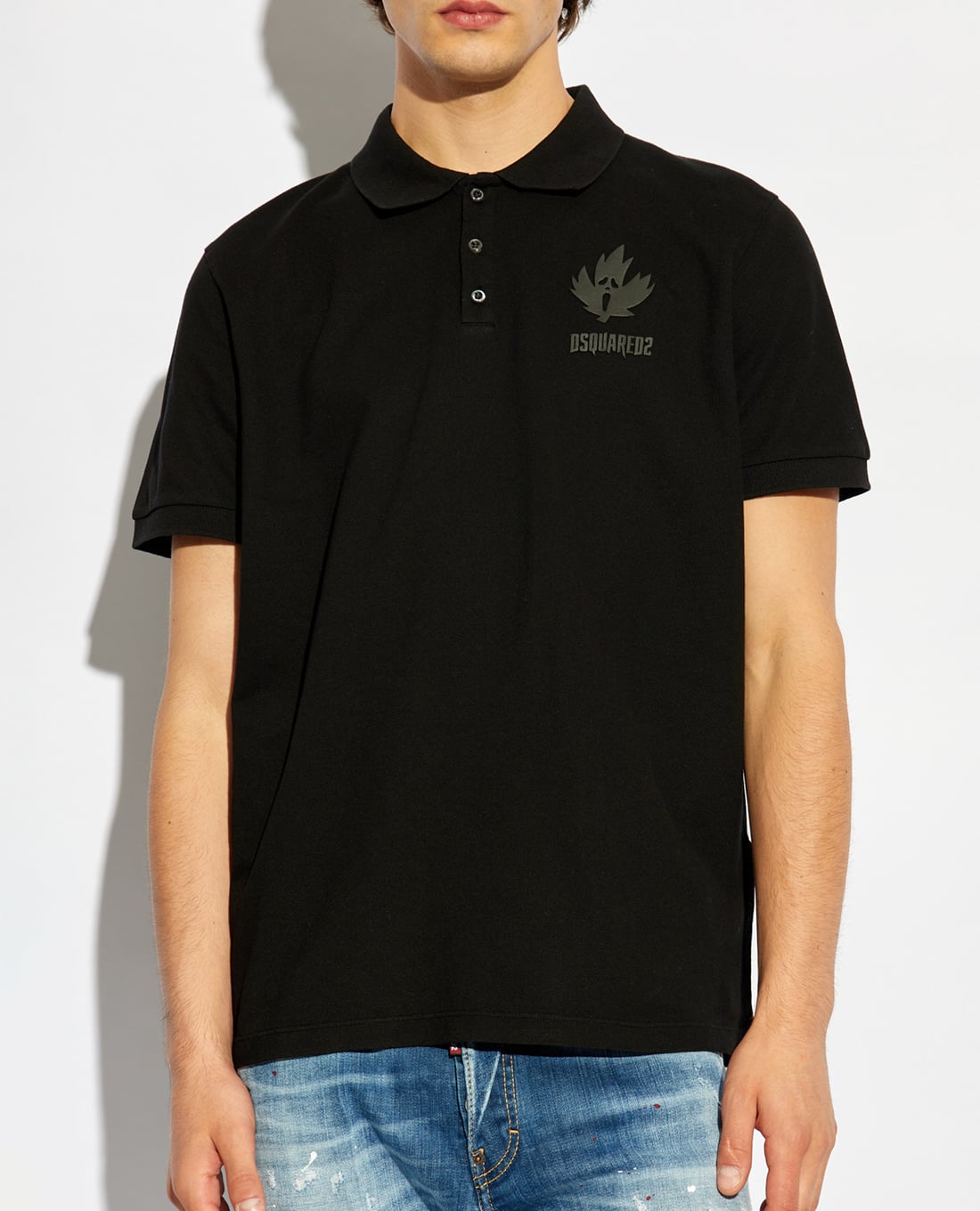 DSQUARED2 - Áo polo nam tay ngắn Logo Tennis
