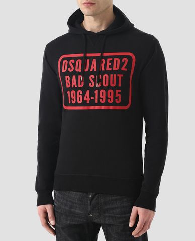 DSQUARED2 - Áo Sweatshirt nam cổ tròn Bad Cout 