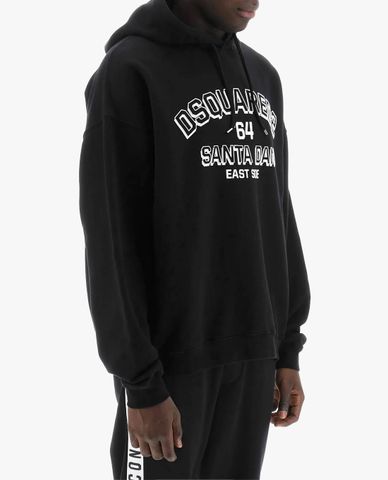  DSQUARED2 - Áo hoodie nam in logo năng động 
