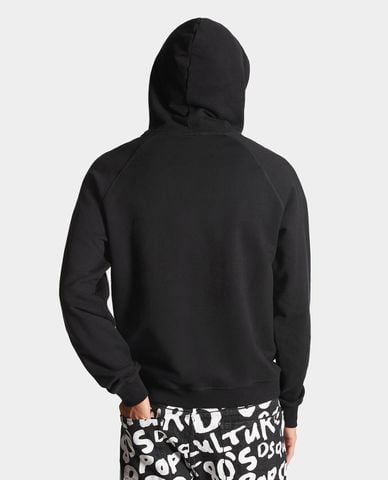  DSQUARED2 - Áo hoodie nam in logo D2 Pop 80s Cool Fit 
