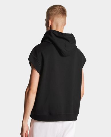  DSQUARED2 - Áo hoodie nam phối mũ tay ngắn Adrinana Fit 