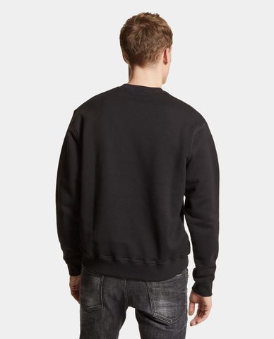  DSQUARED2 - Áo sweatshirt nam cổ tròn tay dài Bloody Red 