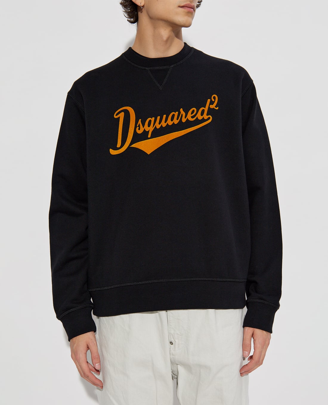 DSQUARED2 - Áo sweatshirt nam cổ tròn tay dài Cool