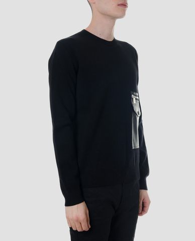  DSQUARED2 - Áo sweatshirt nam phối túi khóa kéo Pullover 