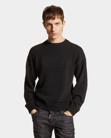  DSQUARED2 - Áo sweatshirt nam cổ tròn tay dài Pullover 