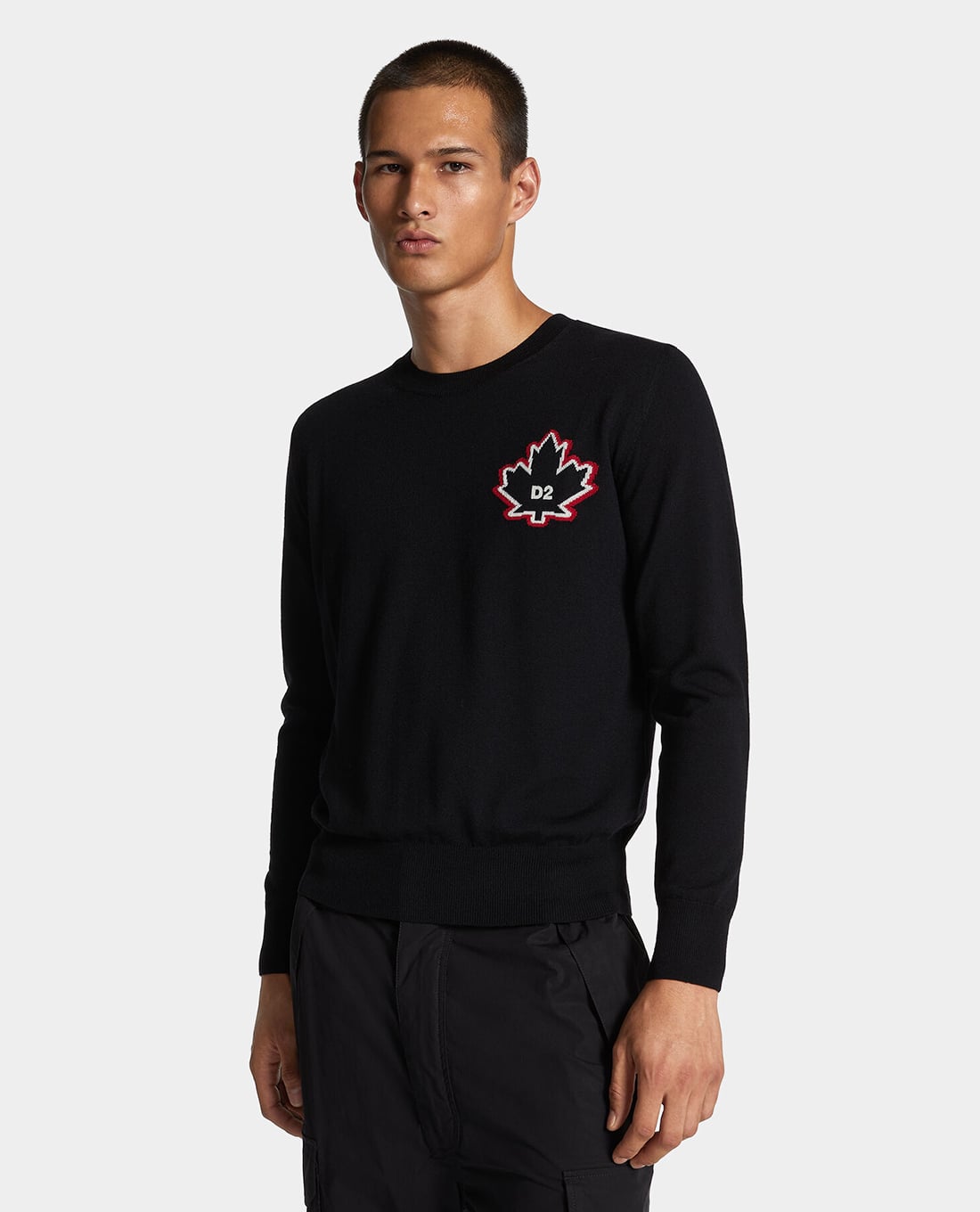DSQUARED2 - Áo sweatshirt nam cổ tròn tay dài