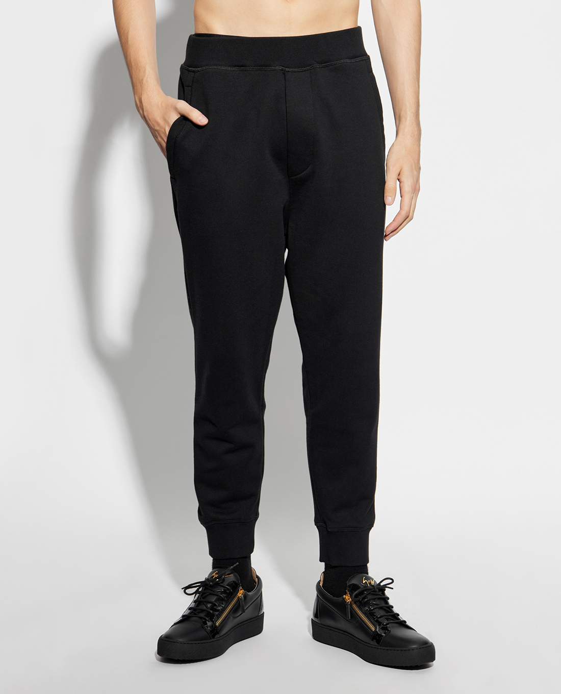 DSQUARED2 - Quần jogger nam lưng thun phối logo
