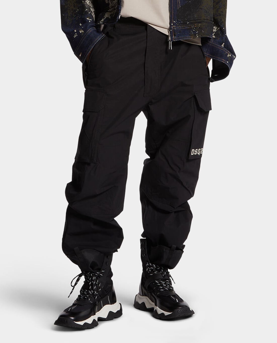 DSQUARED2 - Quần jogger nam khóa kéo thời trang