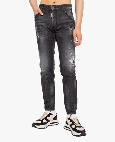  DSQUARED2 - Quần jeans nam phom ôm rách vải cá tính 
