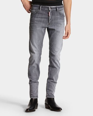 DSQUARED2 - Quần jeans nam phom ôm Grey Proper Wash Cool Guy 