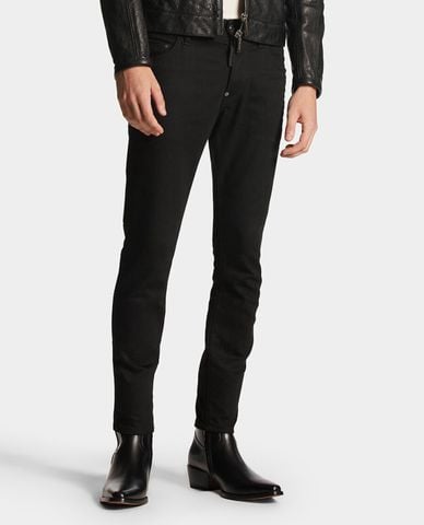  DSQUARED2 - Quần jeans nam phom ôm Black Bull Skater 