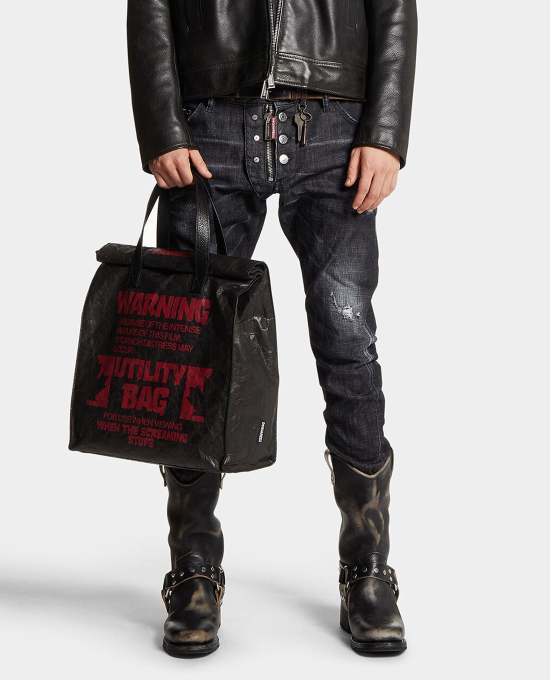 DSQUARED2 - Quần jeans nam ống đứng Sexy Twist Easy