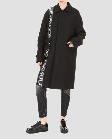  DSQUARED2 - Áo coat nữ Logo Tape 
