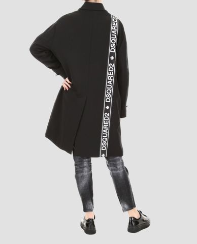  DSQUARED2 - Áo coat nữ Logo Tape 