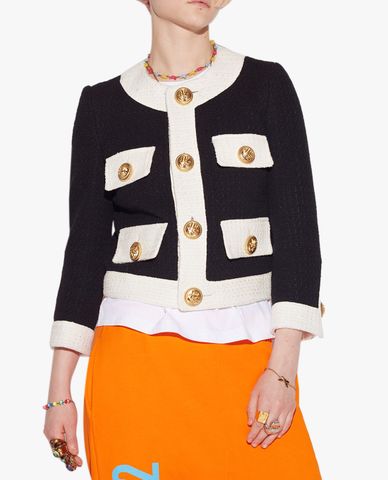  DSQUARED2 - Áo khoác nữ tay dài Boxy 