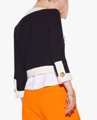  DSQUARED2 - Áo khoác nữ tay dài Boxy 