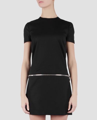  DSQUARED2 - Đầm mini phối khóa kéo Black Dsquared2 