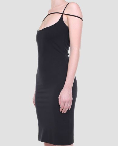  DSQUARED2 - Đầm mini nữ hai dây Black Sheath 