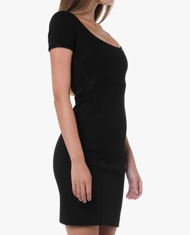  DSQUARED2 - Đầm bút chì ngắn tay Embroidered 