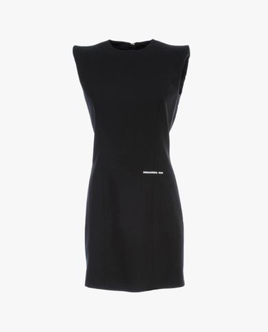  DSQUARED2 - Đầm mini cổ tròn phối zip Rochie cocktail Arwen 