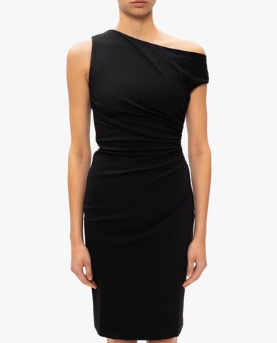  DSQUARED2 - Đầm mini ôm lệch vai Fitted Sheath 