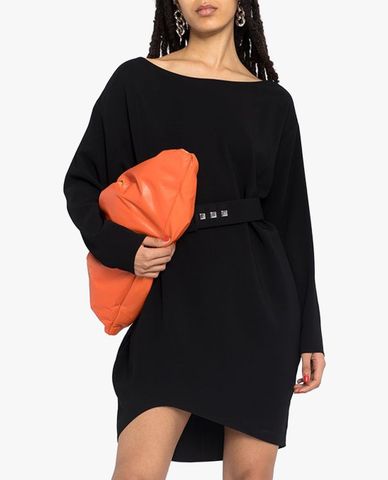  DSQUARED2 - Đầm mini lệch tà phối thắt lưng hiện đại 