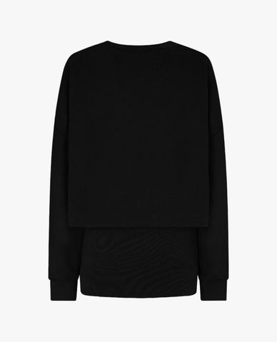  DSQUARED2 - Đầm mini cổ tròn tay dài Eco Dyed 