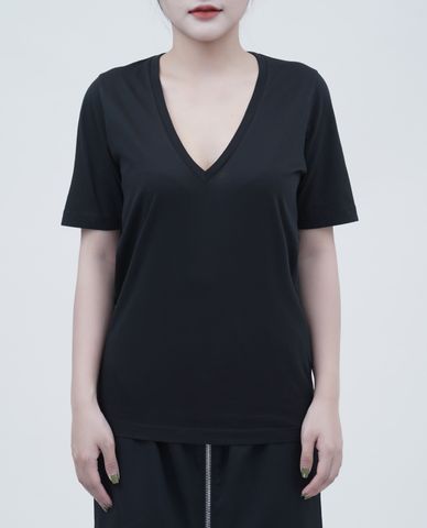 DSQUARED2 - Áo thun nữ tay ngắn cổ V 