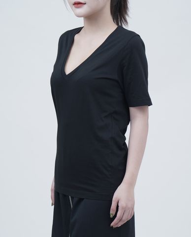  DSQUARED2 - Áo thun nữ tay ngắn cổ V 