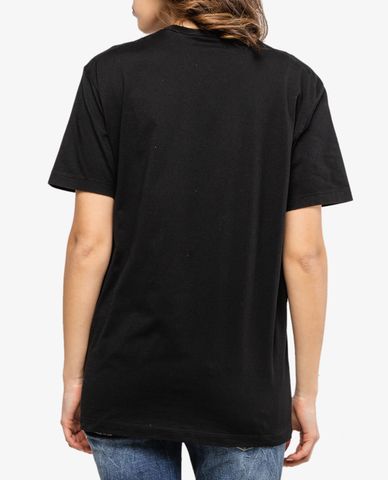  DSQUARED2 - Áo thun nữ ngắn tay cổ tròn phối chữ in thời trang 