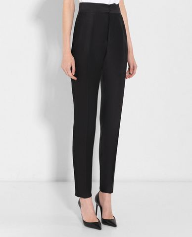  DSQUARED2 - Quần tây nữ lưng cao phom suông thời trang 