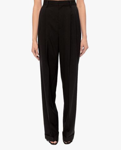  DSQUARED2 - Quần kiểu nữ ống rộng thanh lịch 