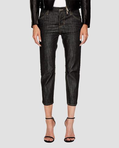  DSQUARED2 - Quần jeans nữ phom skinny Marche Super 