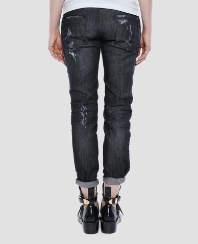  DSQUARED2 - Quần jeans nữ ống suông Cool Guy Black 
