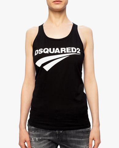  DSQUARED2 - Áo tank top nữ phối Logo Dsquared2 