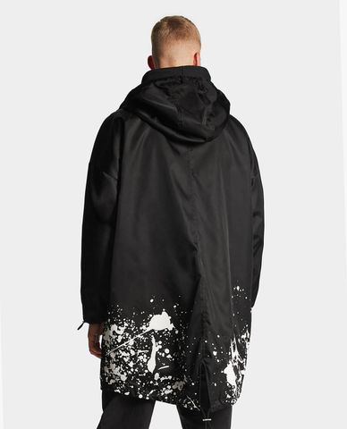 DSQUARED2 - Áo khoác nam phối mũ dây rút Icon Splash 