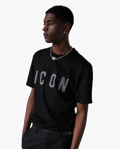  DSQUARED2 - Áo thun nam cổ tròn tay ngắn Icon Regular 