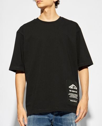  DSQUARED2 - Áo thun nam cổ tròn tay ngắn năng động 