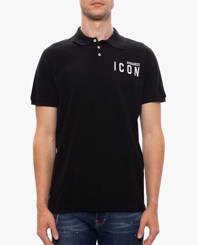  DSQUARED2 - Áo thun polo nam cổ bẻ tay ngắn Icon 