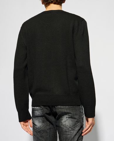  DSQUARED2 - Áo sweatshirt nam cổ tròn tay dài 