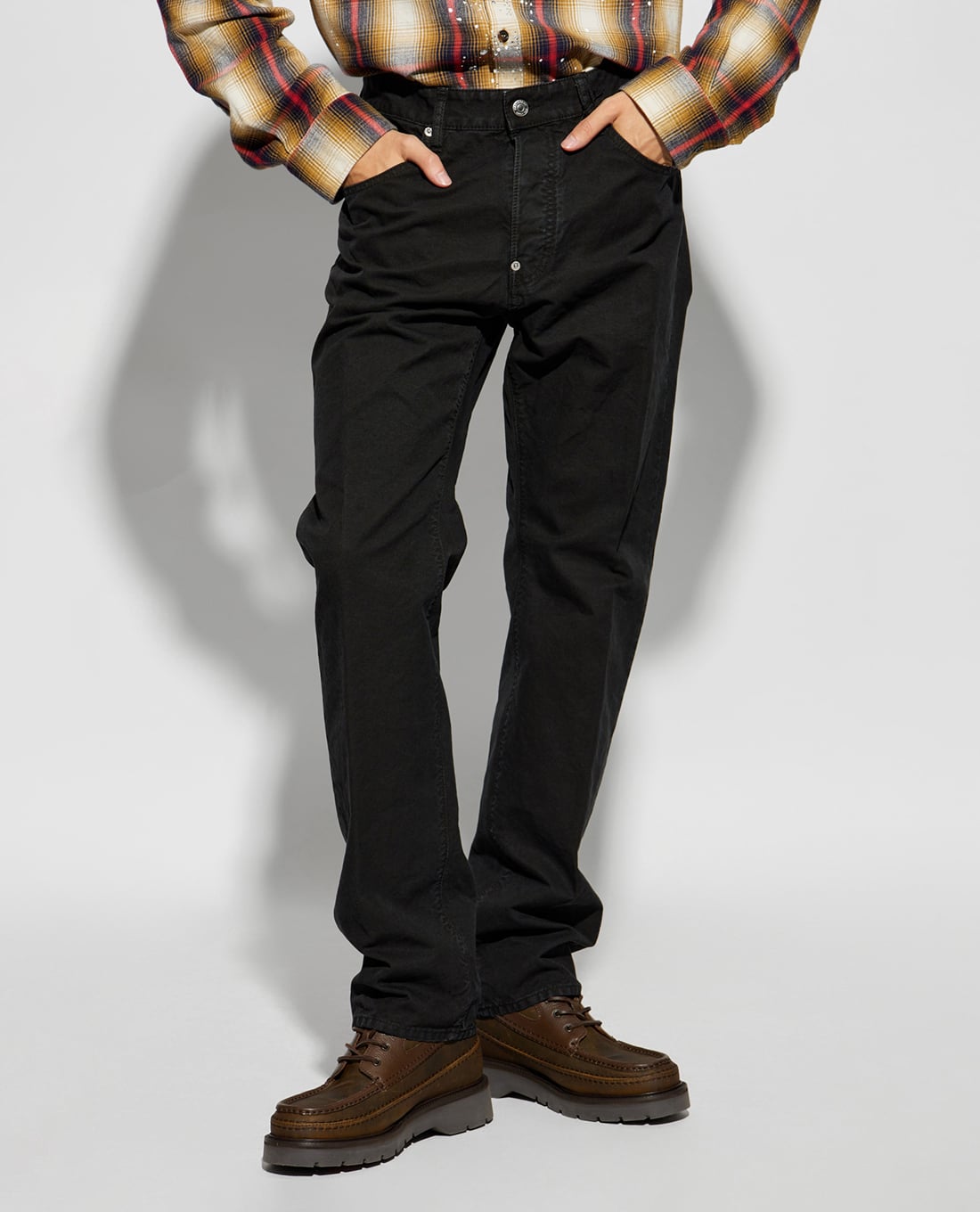 DSQUARED2 - Quần nam ống đứng phom suông phối logo