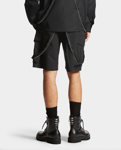  DSQUARED2 - Quần short nam ngang gối Icon Clubbing 