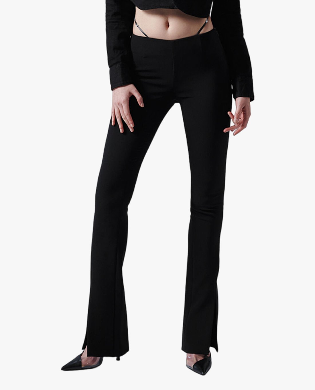 DSQUARED2 - Quần ống loe nữ phom ôm Icon