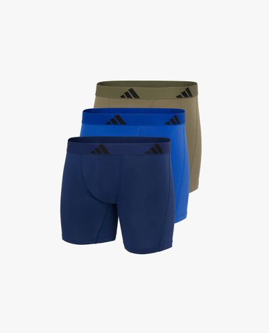  ADIDAS - Set 3 quần lót nam dáng boxer phối logo Active Flex Cotton 