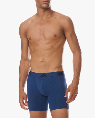  ADIDAS - Set 3 quần lót nam dáng boxer phối logo Active Flex Cotton 